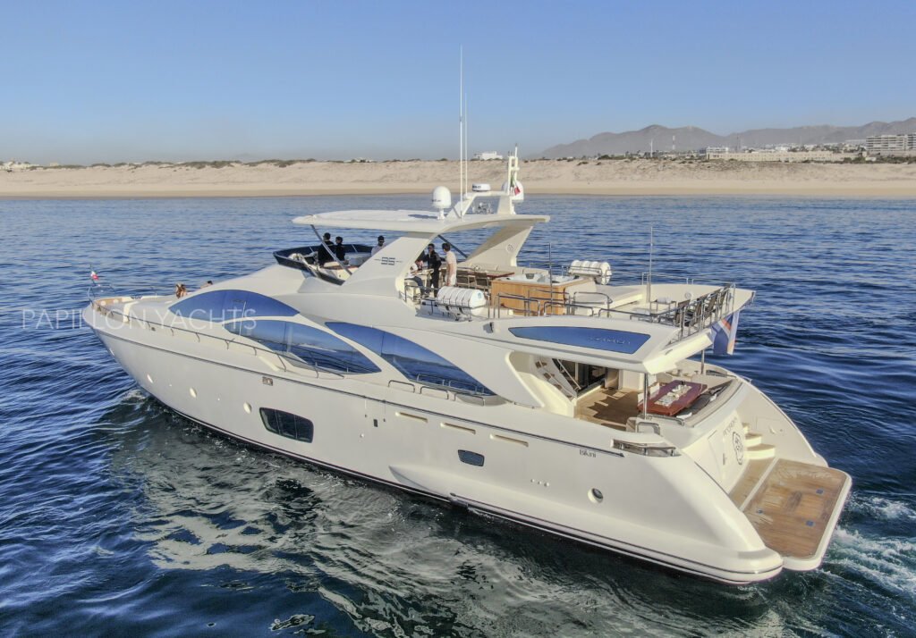 Azimut 95ft Mega Yacht with Jacuzzi exterior