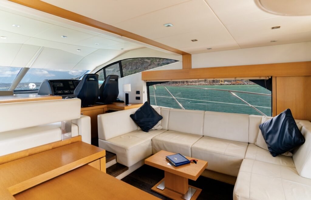 Sunseeker 60ft Flybridge Luxury Yacht interior